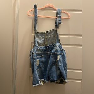 Blue Jean overall shorts